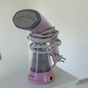 Pink Handheld Garment Steamer